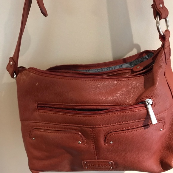Stone Mountain Accessories Handbags - Stone & company rust colored purse